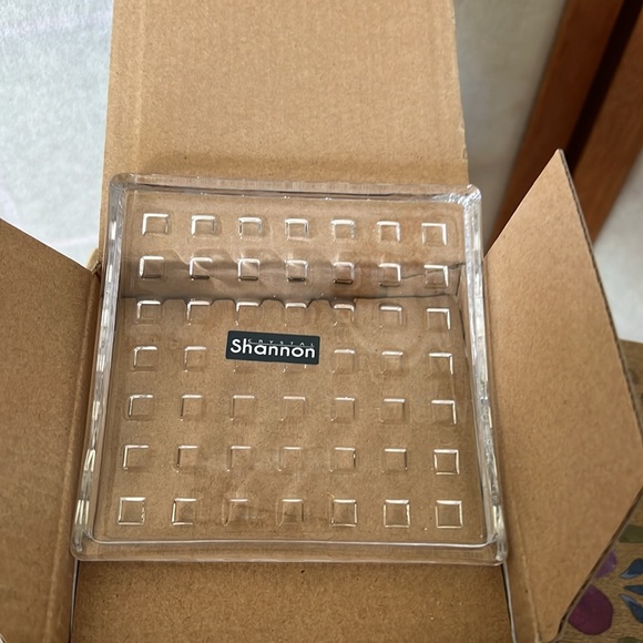 West Street By Godinger Set of Four Beverage Coasters - Picture 3 of 4